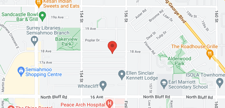 map of 15536 18 AVENUE